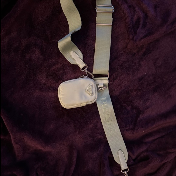 Authentic Prada Strap and Pouch - Limited Edition Mint Green Color (Like New) - Picture 1 of 5